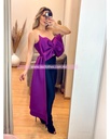 BLUSA MOÑO CON DETALLE TELA LARGA