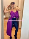 BLUSA MOÑO CON DETALLE TELA LARGA