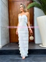 VESTIDO CON BARBITAS Y LENTEJUELA