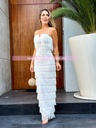 VESTIDO CON BARBITAS Y LENTEJUELA