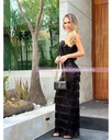 VESTIDO CON BARBITAS Y LENTEJUELA