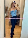 TOP MEZCLILLA CON BOTONES