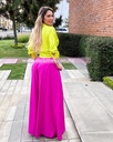 PANTALON PATA DE ELEFANTE CON BOLSAS 