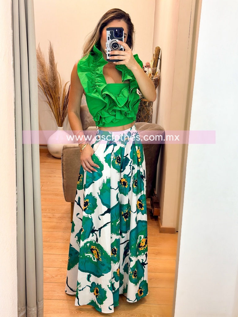 BLUSA HALTER OLANES