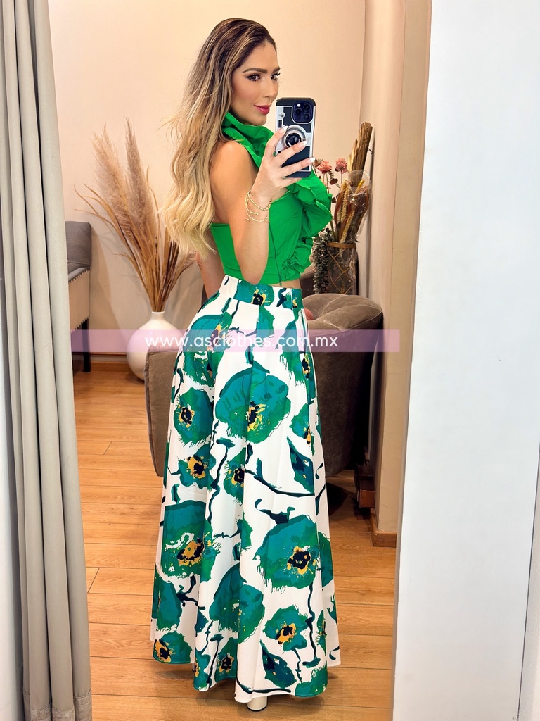 BLUSA HALTER OLANES