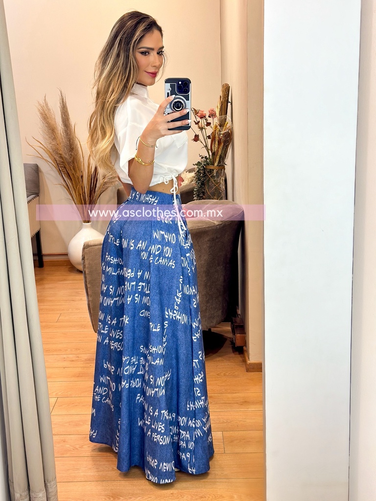BLUSA SIN MANGA  BOTONES Y AMARRADERA 