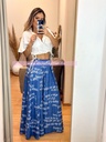 BLUSA SIN MANGA  BOTONES Y AMARRADERA 