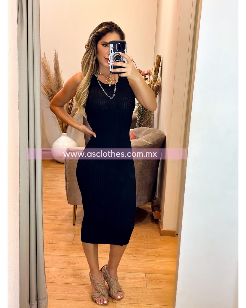 MIDI DRESS LAPIZ