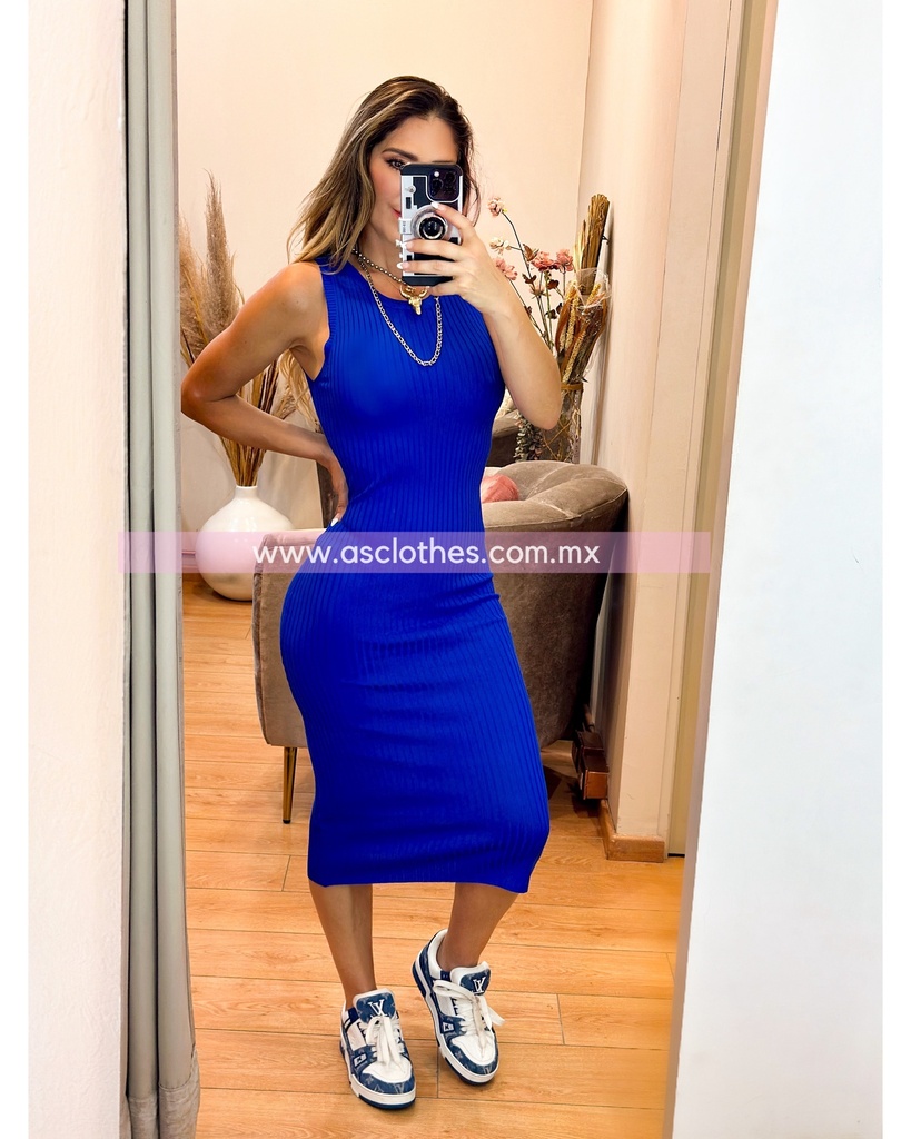 MIDI DRESS LAPIZ