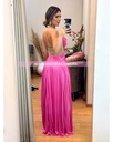 VESTIDO FIESTA CON PIEDRAS Y TABLONES