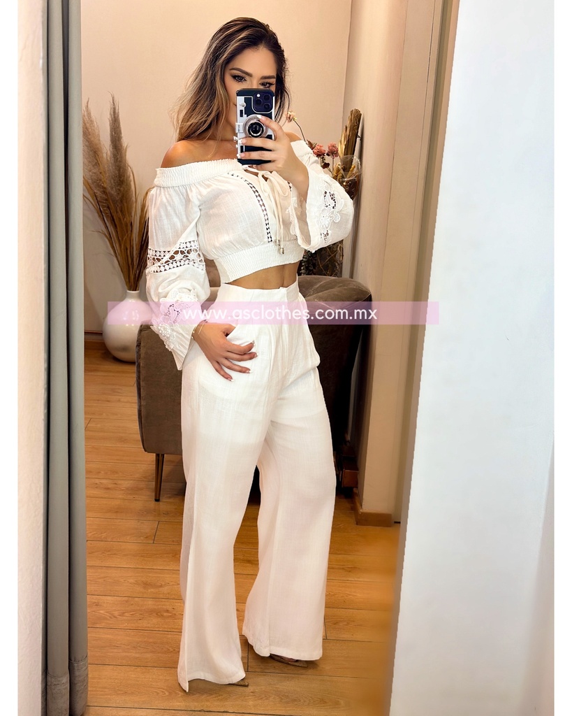 SET PANTALON TIPO LINO 