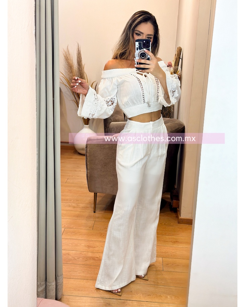 SET PANTALON TIPO LINO 