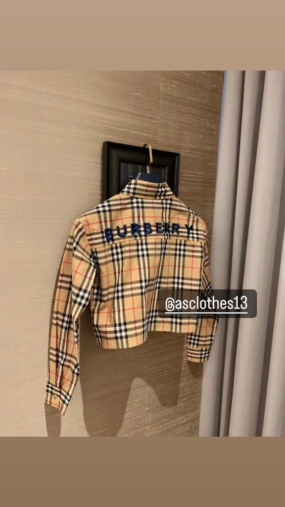 CAMISA CROP BURBERRY