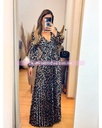 VESTIDO MANGA LARGA TABLONES ANIMAL PRINT