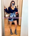 BLAZER DESCUBIERTO DE HOMBRO CON DETALLES MEZCLILLA