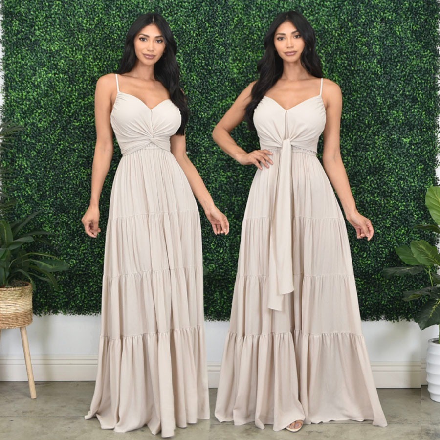 MAXI DRESS LINO MULTIFORMAS