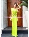 MAXIDRESS FIESTA NUDO TELA AL FRENTE