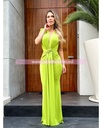 MAXIDRESS FIESTA NUDO TELA AL FRENTE