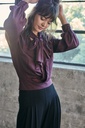 BLUSA MOÑO CUELLO