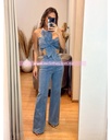 CONJUNTO DE PANTALON Y TOP DE FLOR