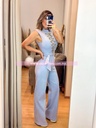 PALAZZO DENIM CADENAS CRUZADAS