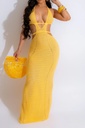 MAXIDRESS ENCAJE OPEN WAIST
