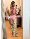 SET DE PANTALON Y CROP TOP MANAGA CORTA