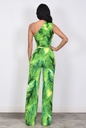 PALAZZO TROPICAL UN HOMBRO CON CINTO