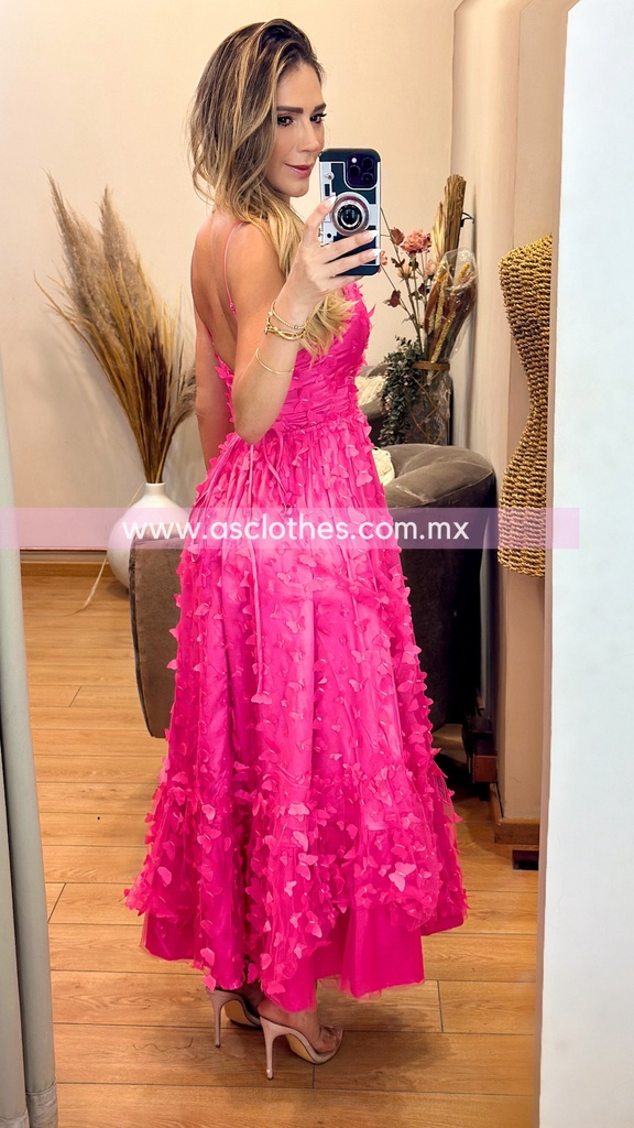 MIDI DRESS MARIPOSAS RESALTADAS