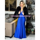 MAXI DRESS ESCOTE CRUZADO AL FRENTE