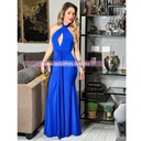 MAXI DRESS ESCOTE CRUZADO AL FRENTE