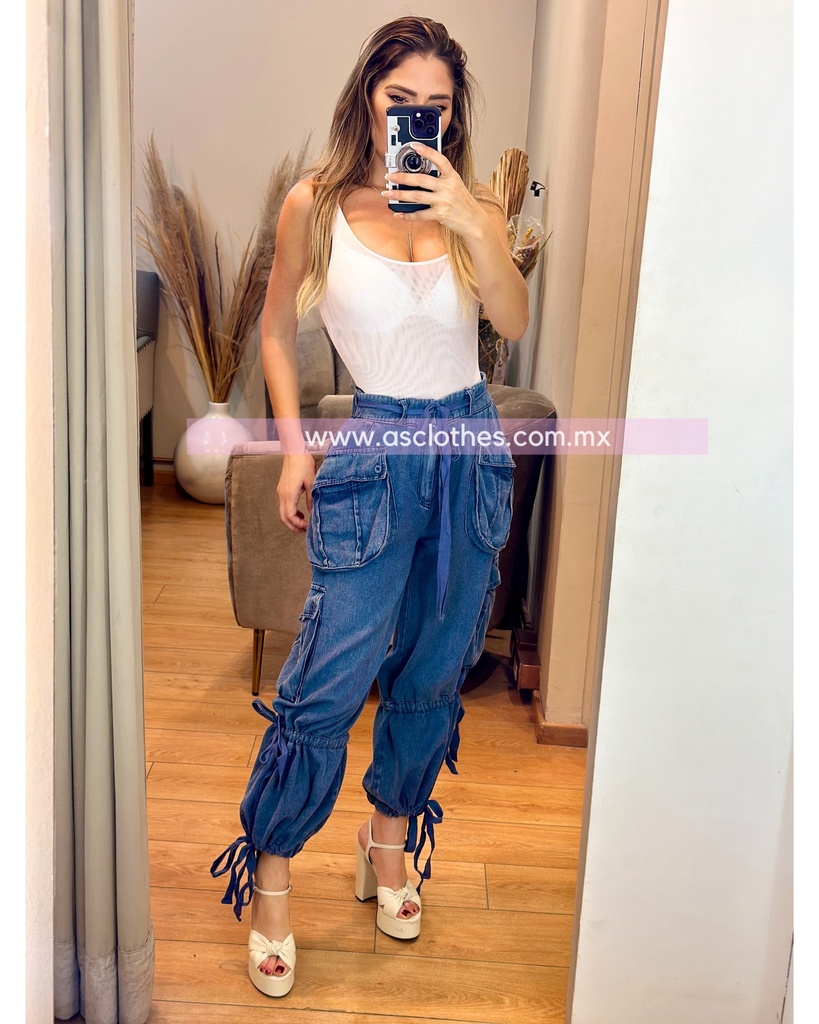 PANTALON CARGO AJUSTABLE