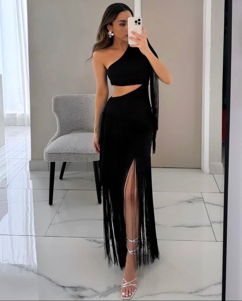 MIDI DRESS UN HOMBRO BARBITAS
