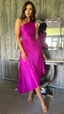 MIDI DRESS TABLONES ASIMETRICO