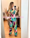 PALAZZO MANGA LARGA MULTICOLOR PRINT