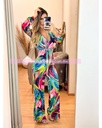 PALAZZO MANGA LARGA MULTICOLOR PRINT