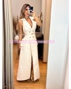 VESTIDO HALTER ESCOTE EN ESPALDA Y CINTO