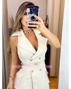 VESTIDO HALTER ESCOTE EN ESPALDA Y CINTO