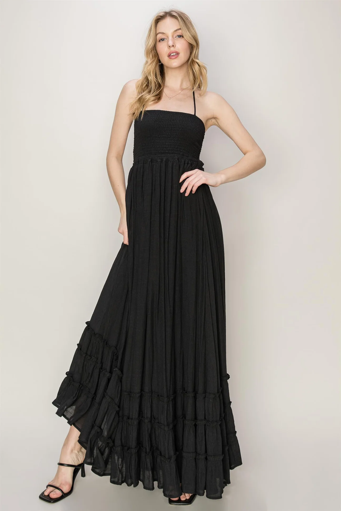 MAXI DRESS ESCOTE ESPALDA