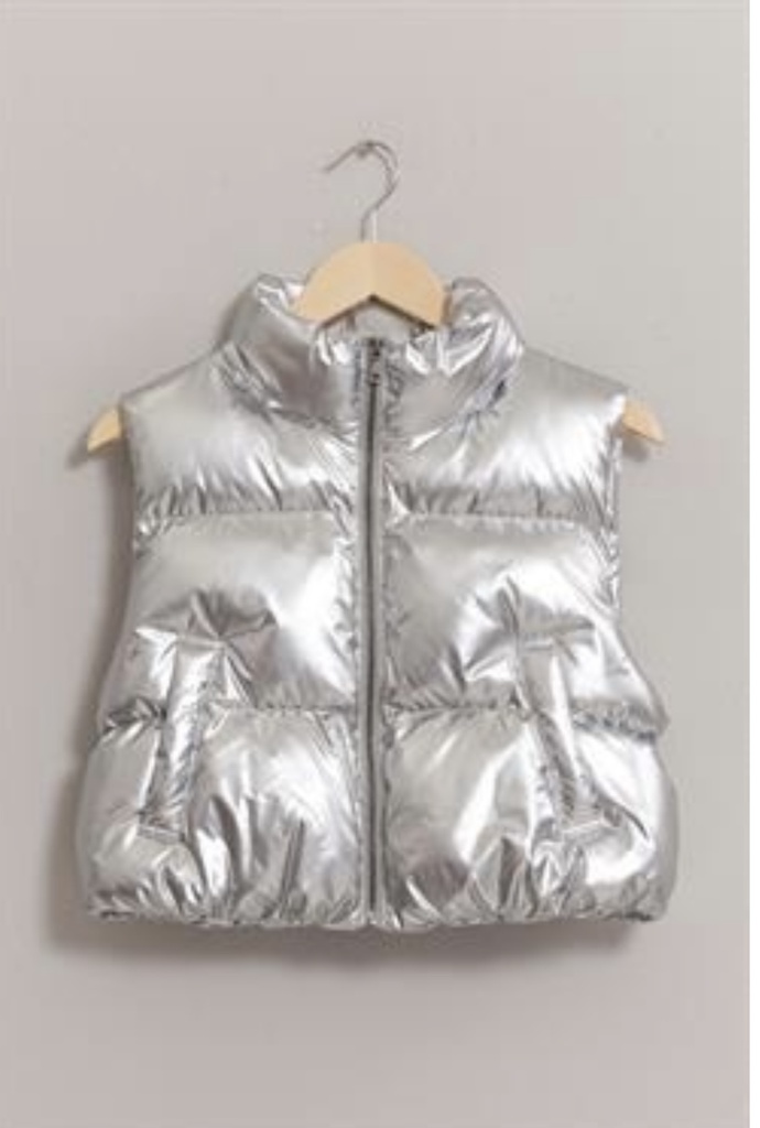 CHALECO PUFFY METALICO