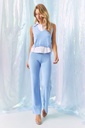 CONJUNTO DE PANTALON Y BLUSA TIPO CHALECO