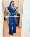 PALAZZO CON RUFFLES HOMBROS Y HEBILLAS EN CINTURA