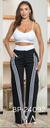 PANTALON CON TIPO BOXER RAYAS