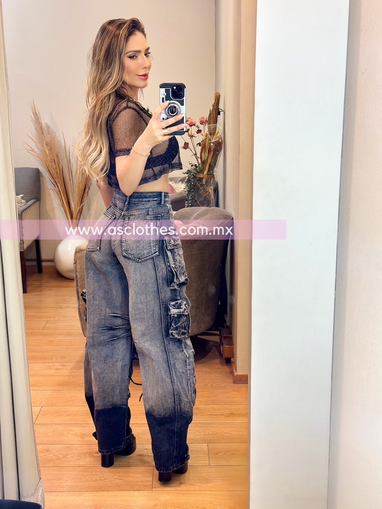 PANTALON CARGO PATA ELEFANTE