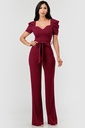 PALAZZO PUFF MANGAS CON CINTO