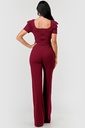PALAZZO PUFF MANGAS CON CINTO