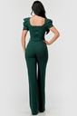 PALAZZO PUFF MANGAS CON CINTO
