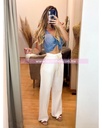 PANTALON TIPO LINO CON BOLSA