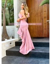 MAXI DRESS FIESTA RUFFLES ASIMETRICO