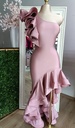 MAXI DRESS FIESTA RUFFLES ASIMETRICO